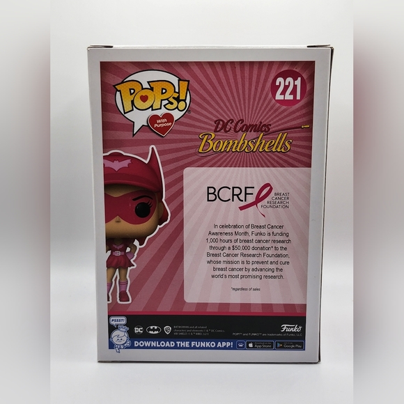 Funko DC Comics - Bombshells Cancer Awareness Batwoman #221 - Picture 3 of 6